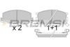 BREMSI BP2272 Brake Pad Set, disc brake